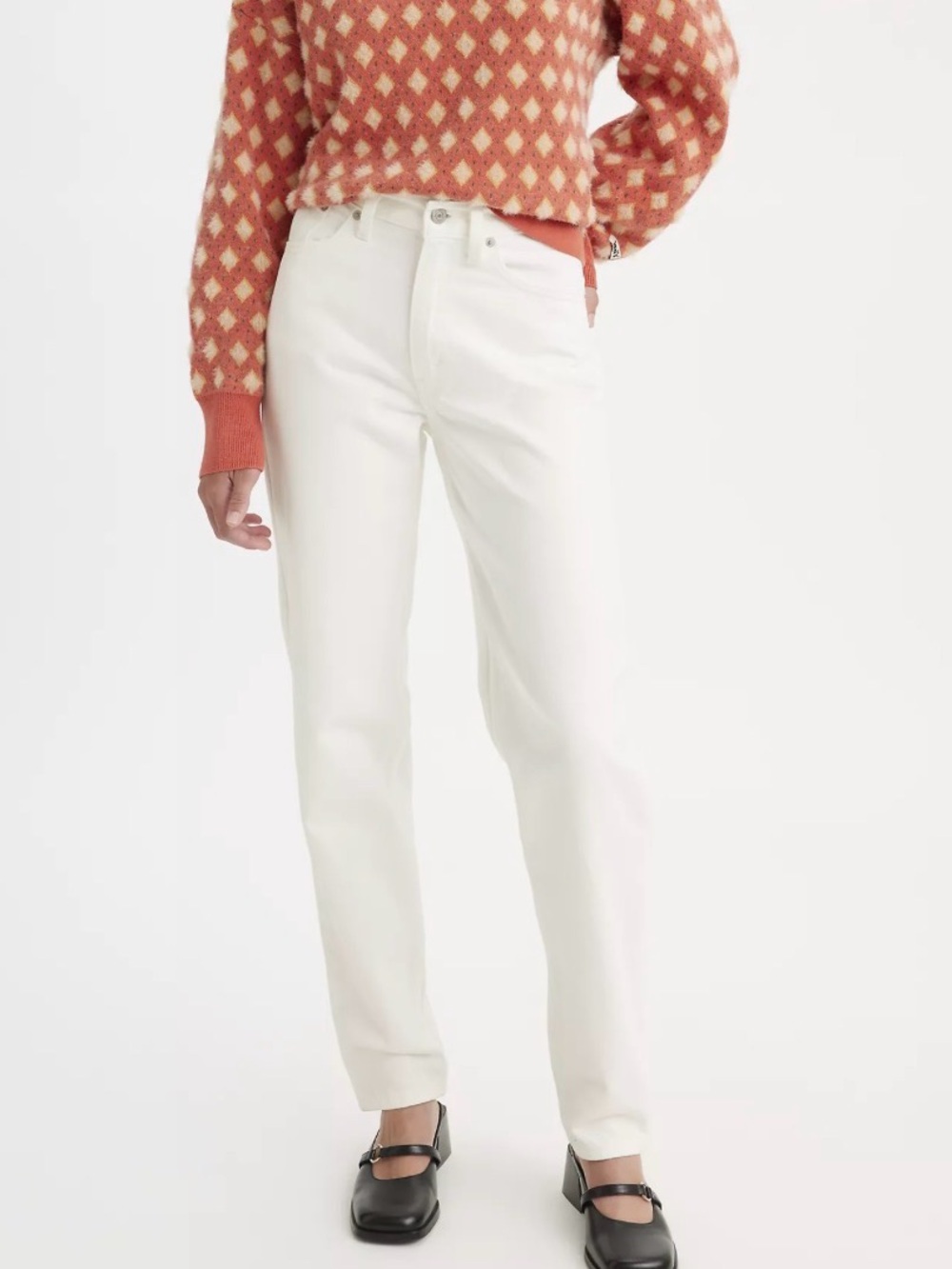 NWT Levi’s 80s Mom Jeans in Ecru